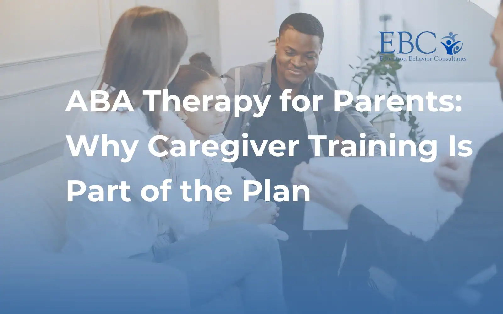 Parent practicing an ABA strategy with a BCBA coach